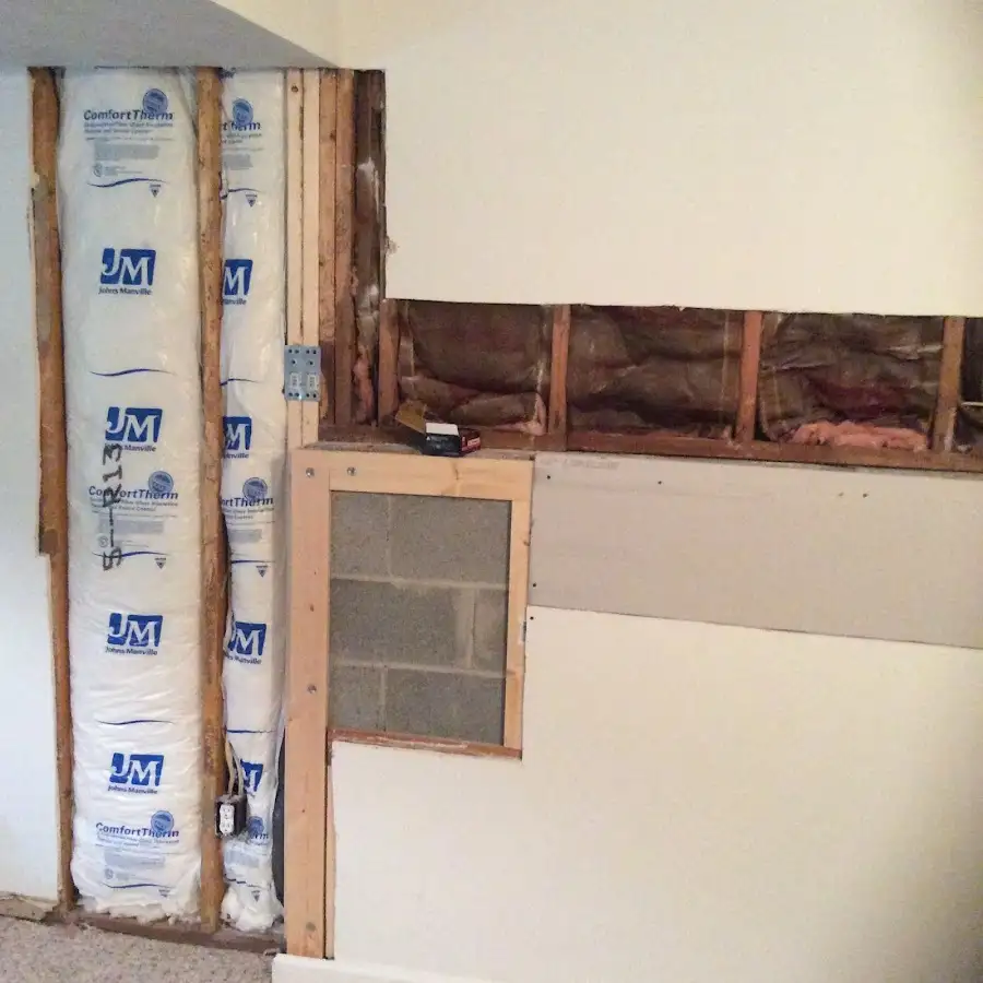 Wall insulation replacement during Contents Cleaning & Restoration in Orrville